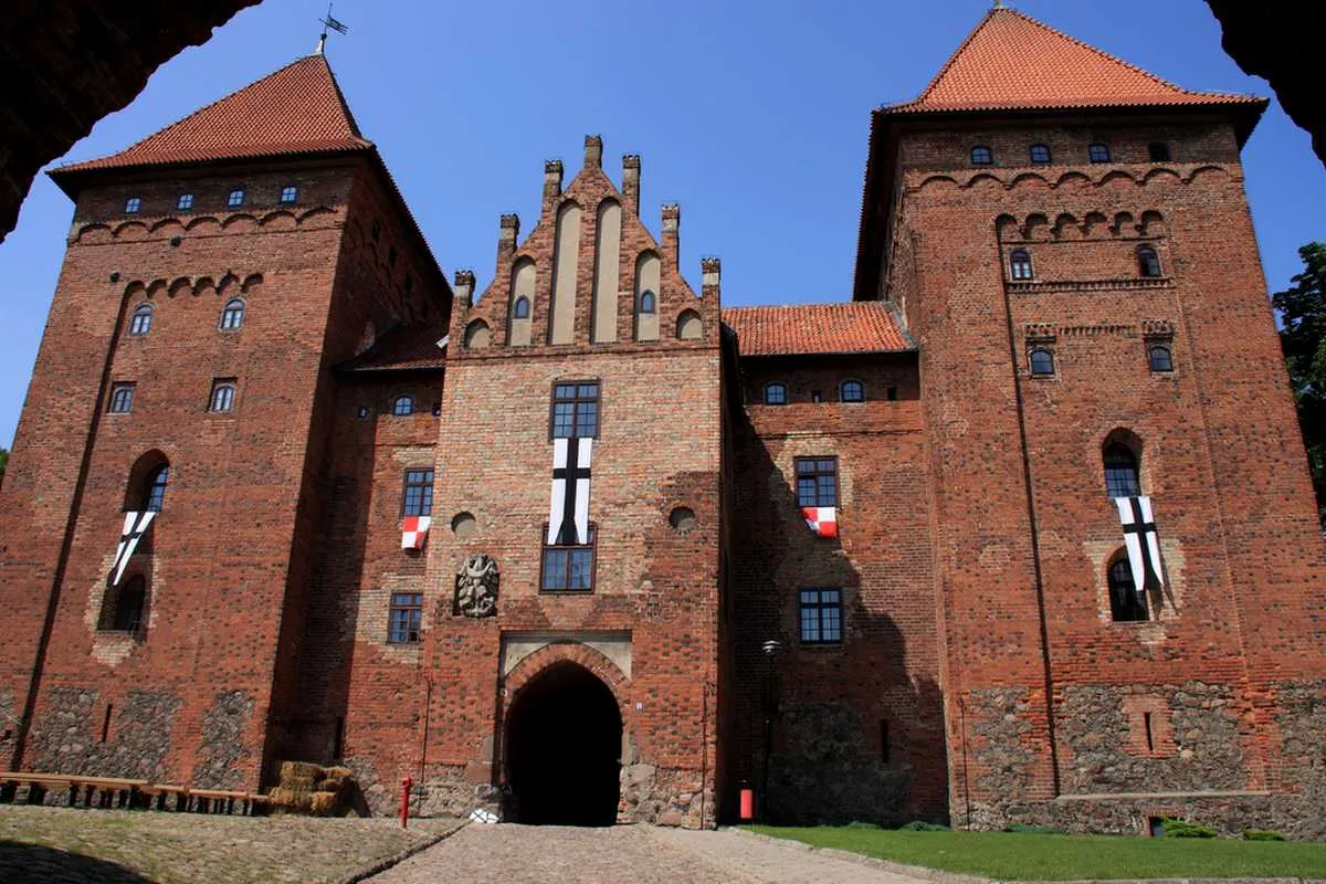 Budynek bramy z przedzamcza zamku w Nidzicy